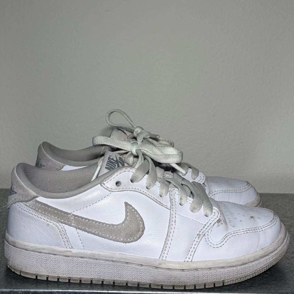🧼 Jordan Air 1 Low OG in White and Particle Gray BEAT but can clean